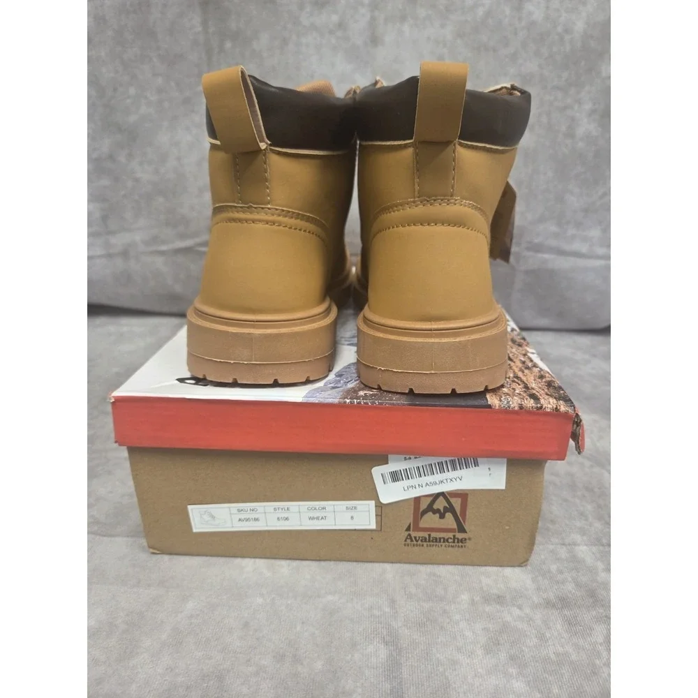 Avalanche Mens SZ 8 BRN BOOTS